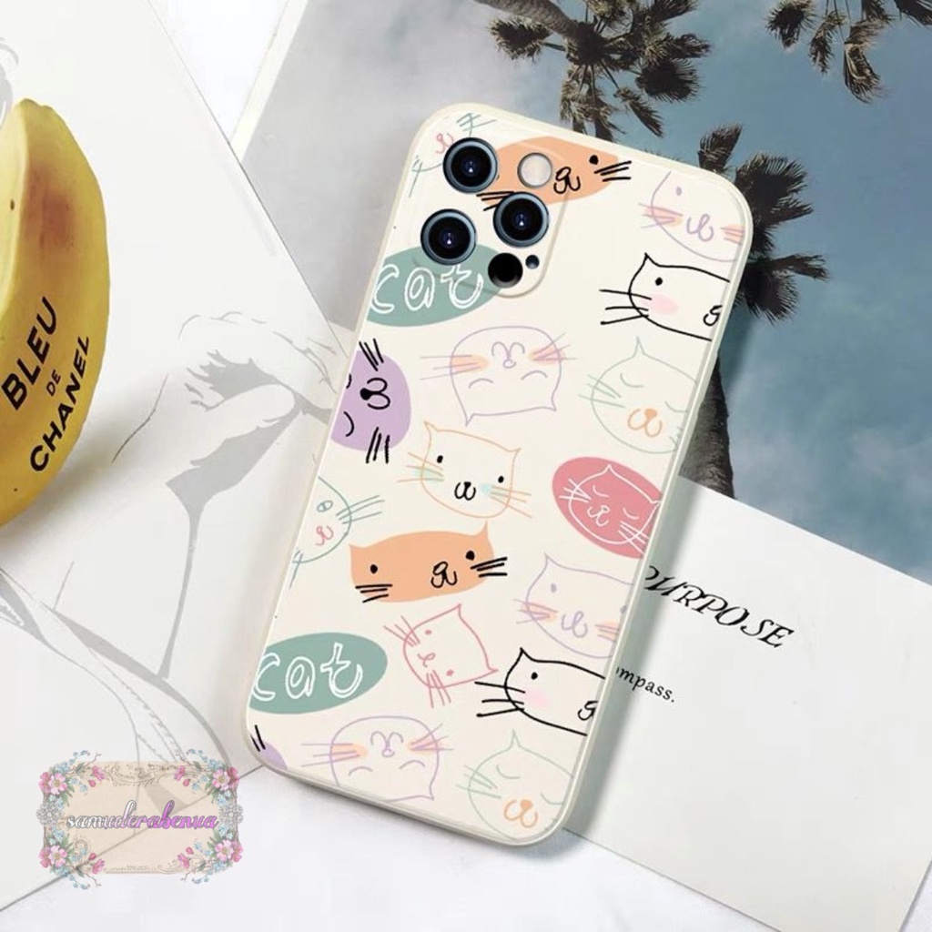 SS109 SOFTCASE MOTIF CUTE CAT REALME C33 C1 C2 5 5I 5S C3 7I C17 9I PRO C11 C12 C25 A76 C15 C20 C11 2021 C21 C21Y C25Y C31 C35 NARZO 20 50I 50A PRIME SB4246