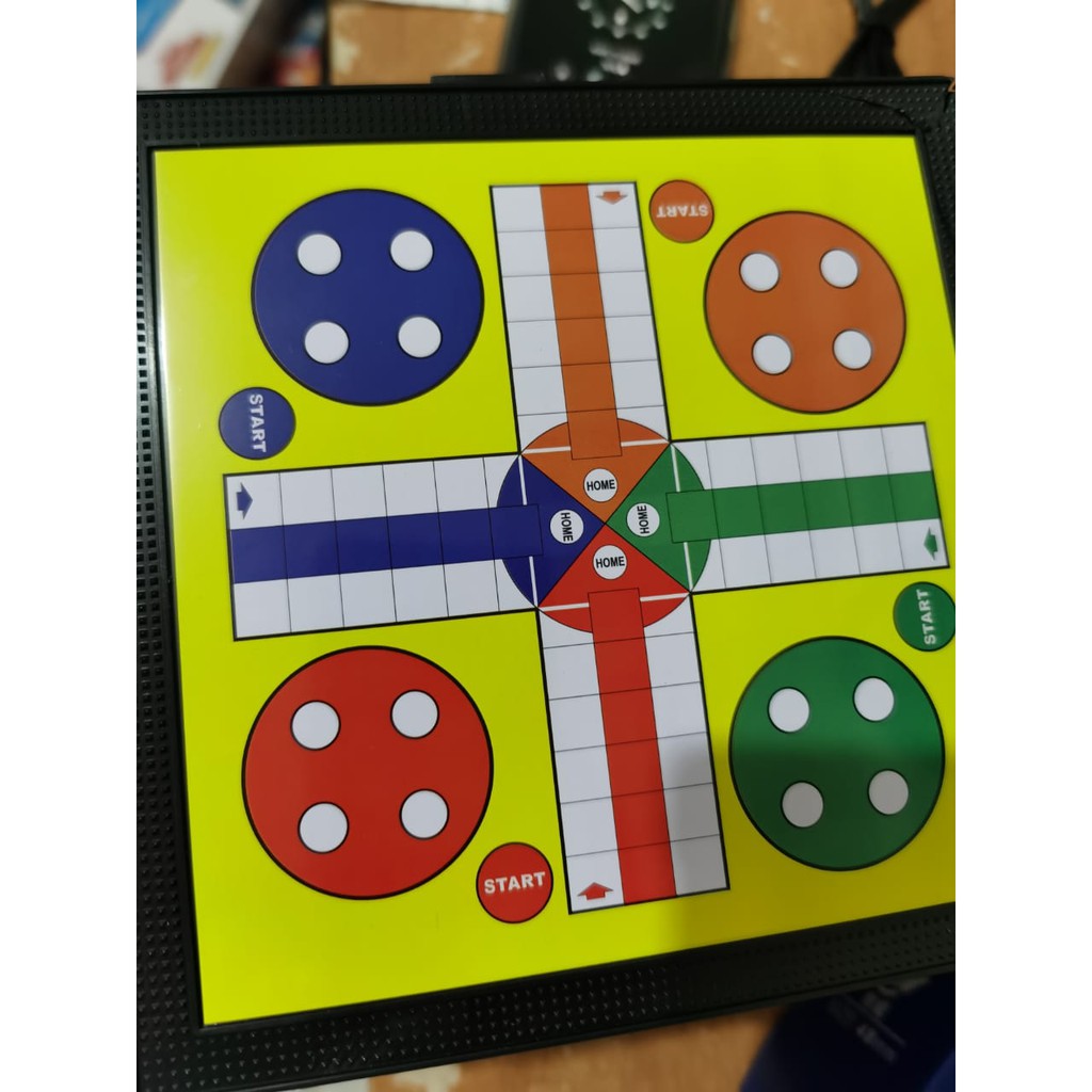 Magnetic Board Game 5 in 1 Catur Ludo Ular Tangga Halma dan Checkers