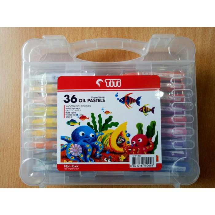 

PASTEL-DRY-OIL- TITI KRAYON MINYAK 36 WARNA / CRAYON 36 COLORS OIL PASTELS -OIL-DRY-PASTEL.