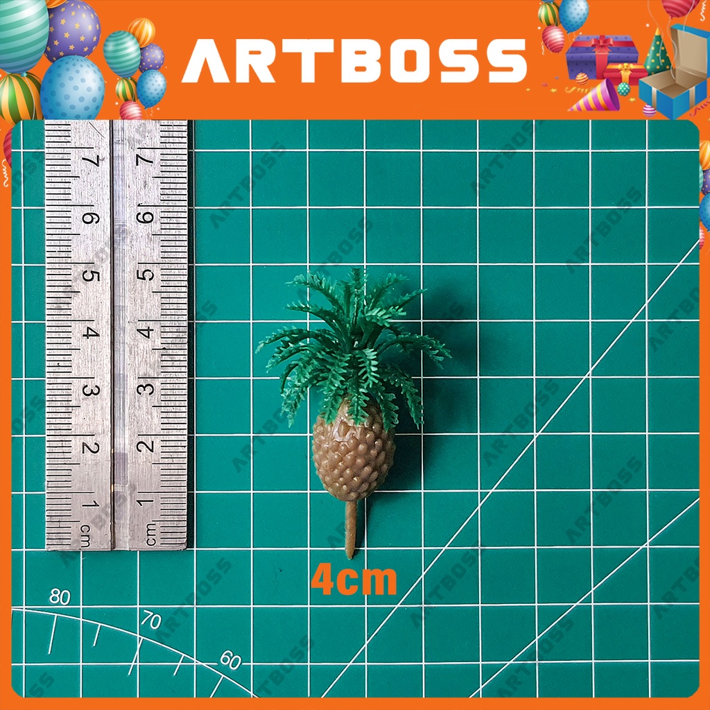 Maket Pohon Sagu Botol Miniatur Diorama Bottle Sago Palm Tree - Y0004