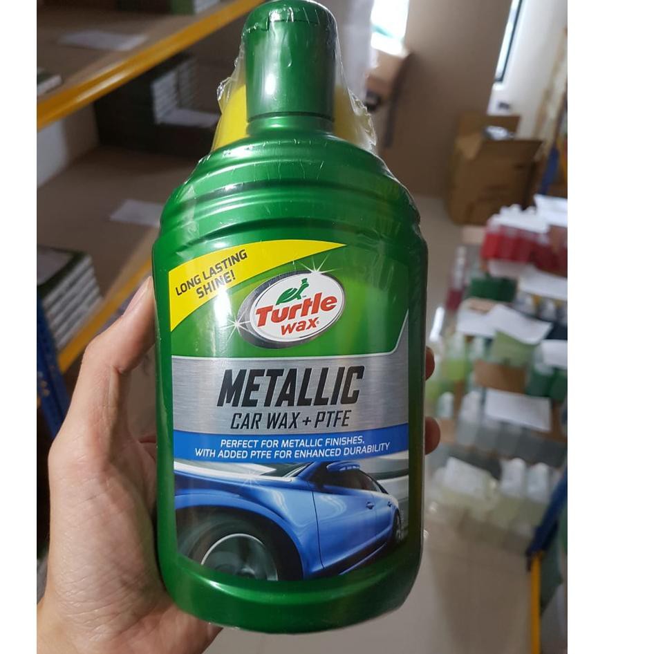 

Metalic Car Wax + PTFE Turtle Wax 500 ml - kemasan botol hijau T1W6