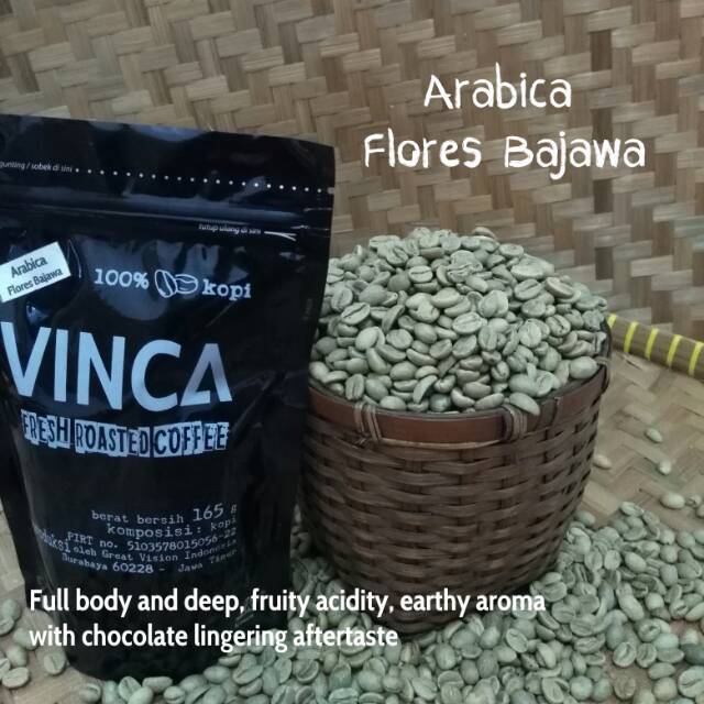 

Vinca kopi Arabica Flores Bajawa 165 gram