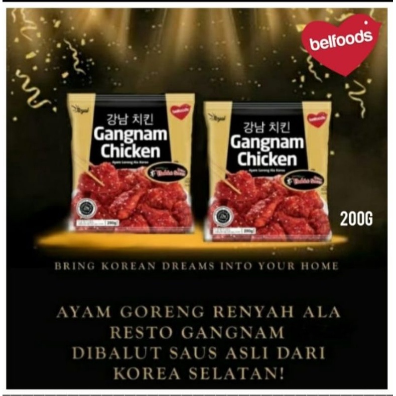 

Belfoods Royal Gangnam Chicken 200gr