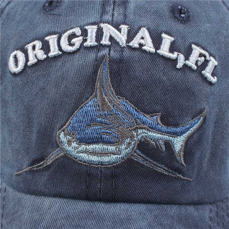 Topi Baseball Pria Distro SHARK FL Casual Sport Fashion