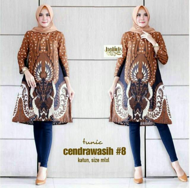 GROSIR COUPLE BATIK TUNIK CENDRAWASIH 8