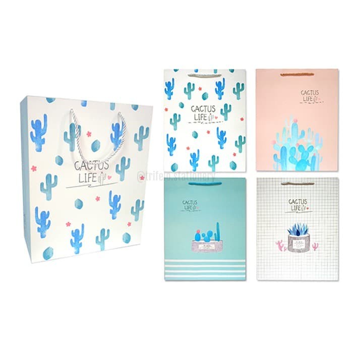 

READY COD Tas Kertas / Paperbag Cactus LYSD-299-L TERLARIS