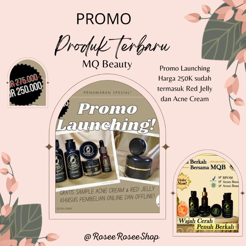 MQBeauty SkinCare~Mustika Queen Beauty 100%Halal &BPOM✅