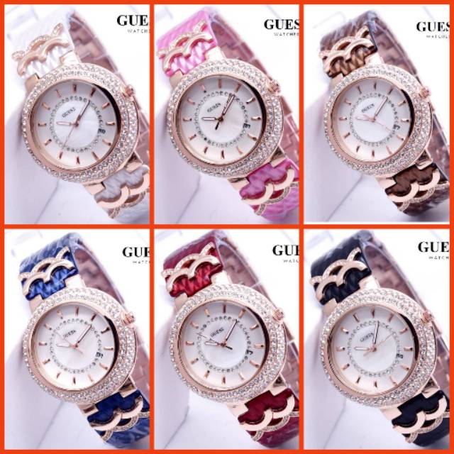 JAM TANGAN WANITA GUEES DIAMOND MIKA