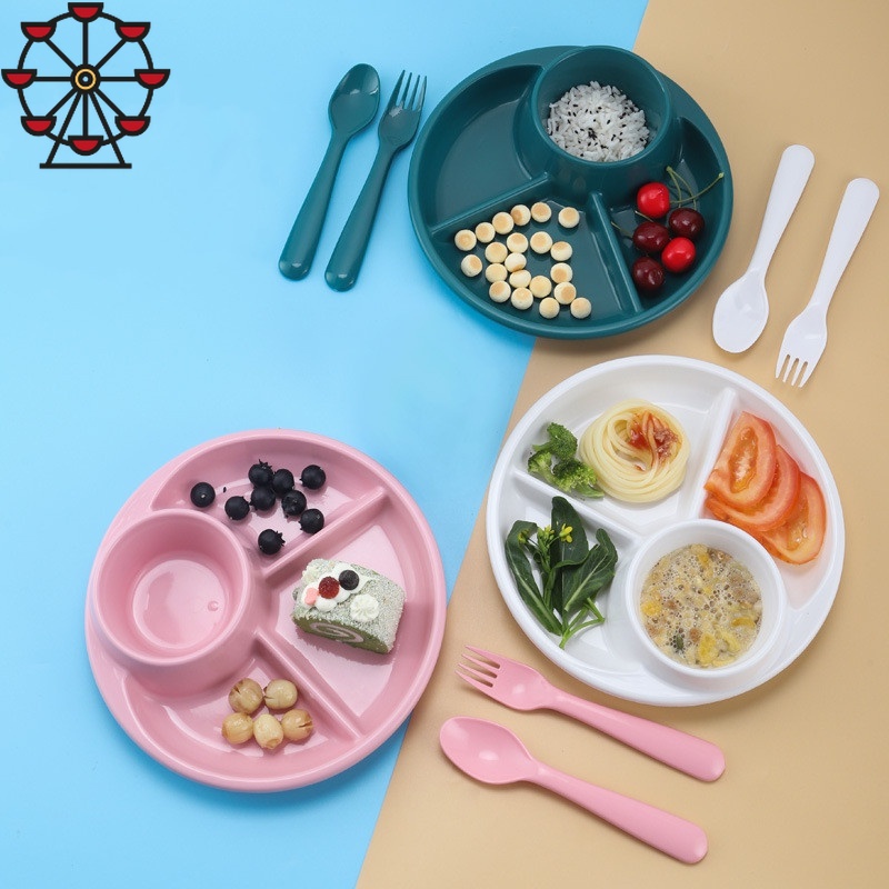 Ferris Wheel Peralatan Makan Sendok Dan Garpu Untuk Mangkuk Piring Anak/Gaya sederhana Alokasikan Ma