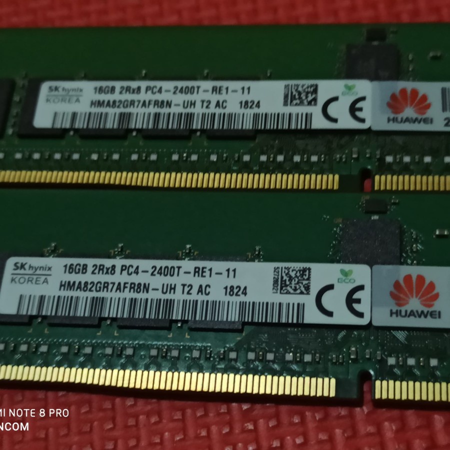 Memory Server 16GB 2Rx8 PC4-2400T DDR4 Server HP IBM DELL LENOVO