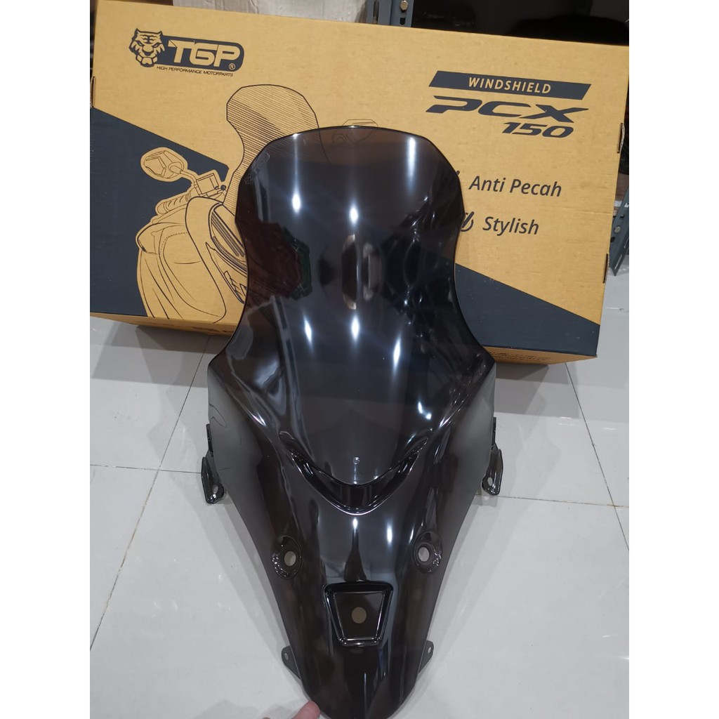 WINDSHIELD VISOR PCX 150 TINGGI 67 CM TGP PARTS ORIGINAL KUALITAS TOP