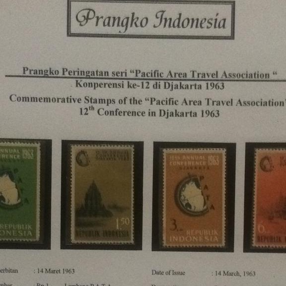 

Prangko Indonesia "KONPERENSI PATA" th 1963