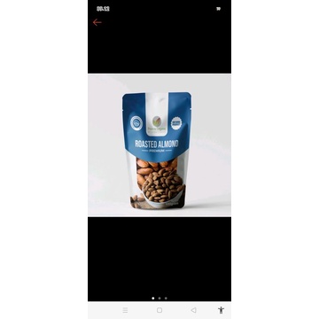 

francis organic roasted almond 100 gram