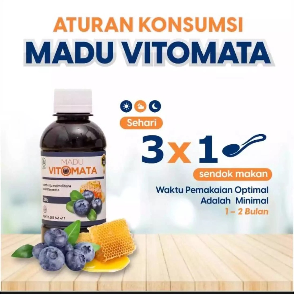 Vitomata Kesehatan Mata Minus Obat Herbal Mata Merah Berair katarak Glukoma