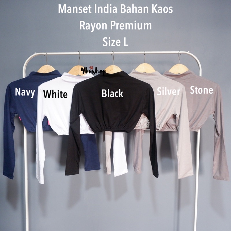 MANSET INDIA bahan Kaos Premium Size L