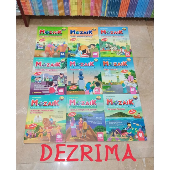 Mozaik 4 A B C D E F G H I Kelas 4 SD/MI - Yudhistira