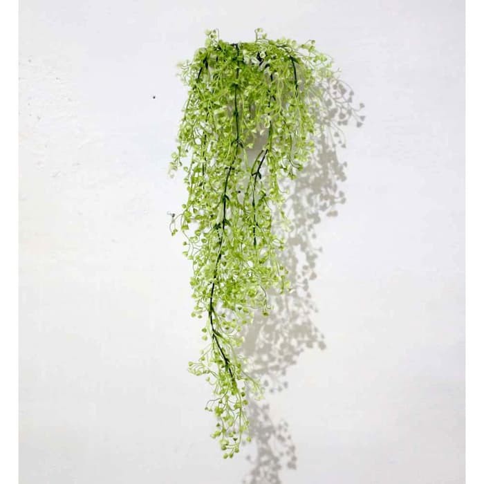 bunga plastik hiasan artificial flower tanaman rambat DAUN PUTIH