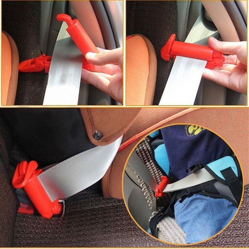 Agustina Seatbelt Adjuster Clip Aksesoris Mobil Fashion Leher Bahu Kenyamanan Balita Aman Tali Pengaman Kursi Mobil Mencegah Ditarik Tetap Penjepit