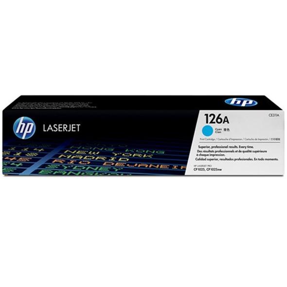 

TONER HP 126 CYAN, MAGENTA , YELLOW CE 311,312,313 ORIGINAL