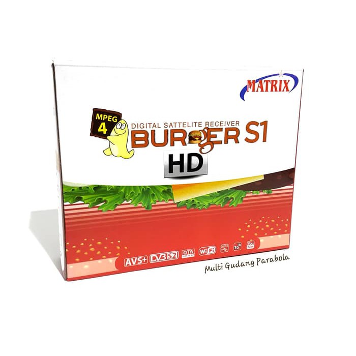 Promo Receiver Matrix Burger HD Mini S1 Limited