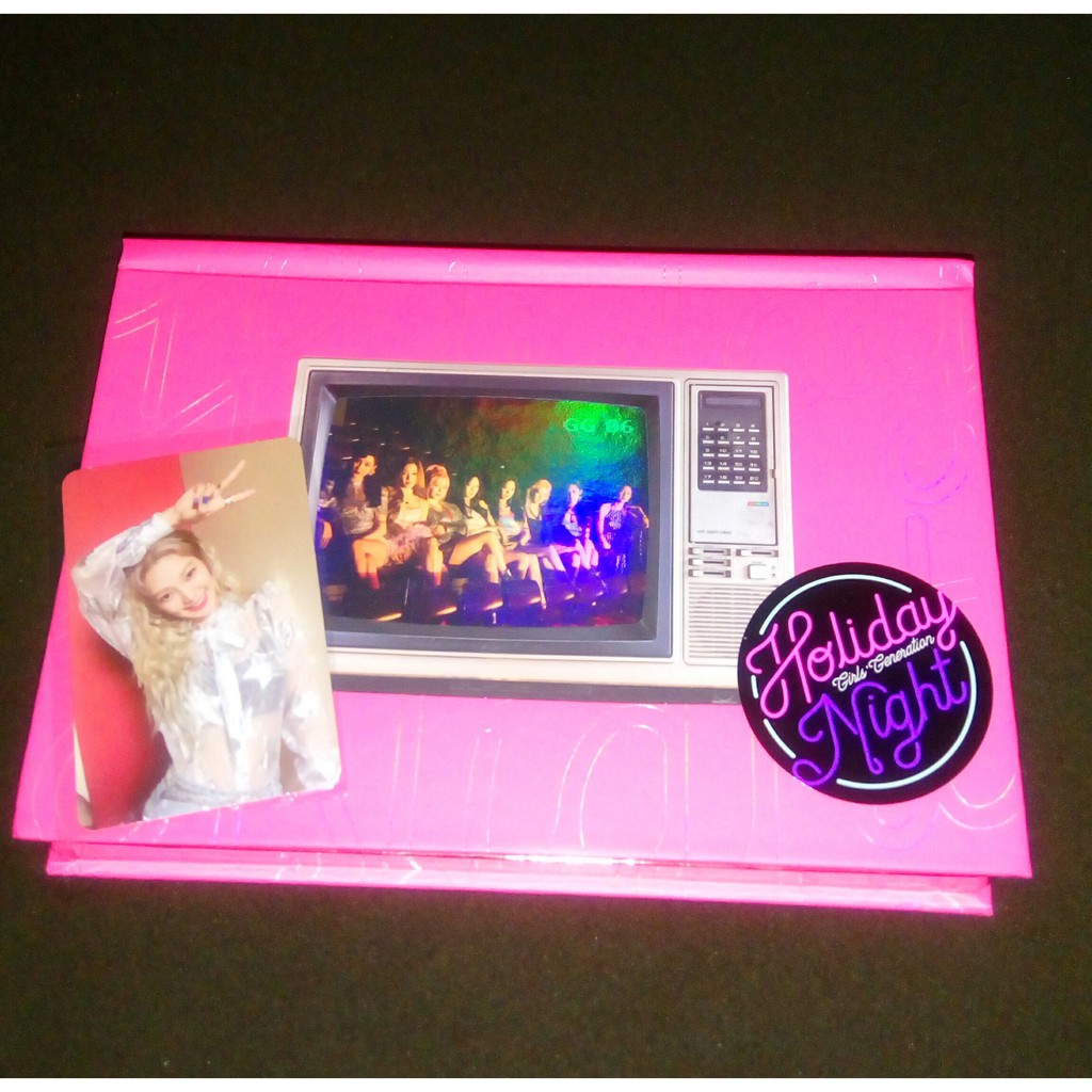 [Ready Stock] Unsealed Album snsd holiday night (all night ver.+poster)