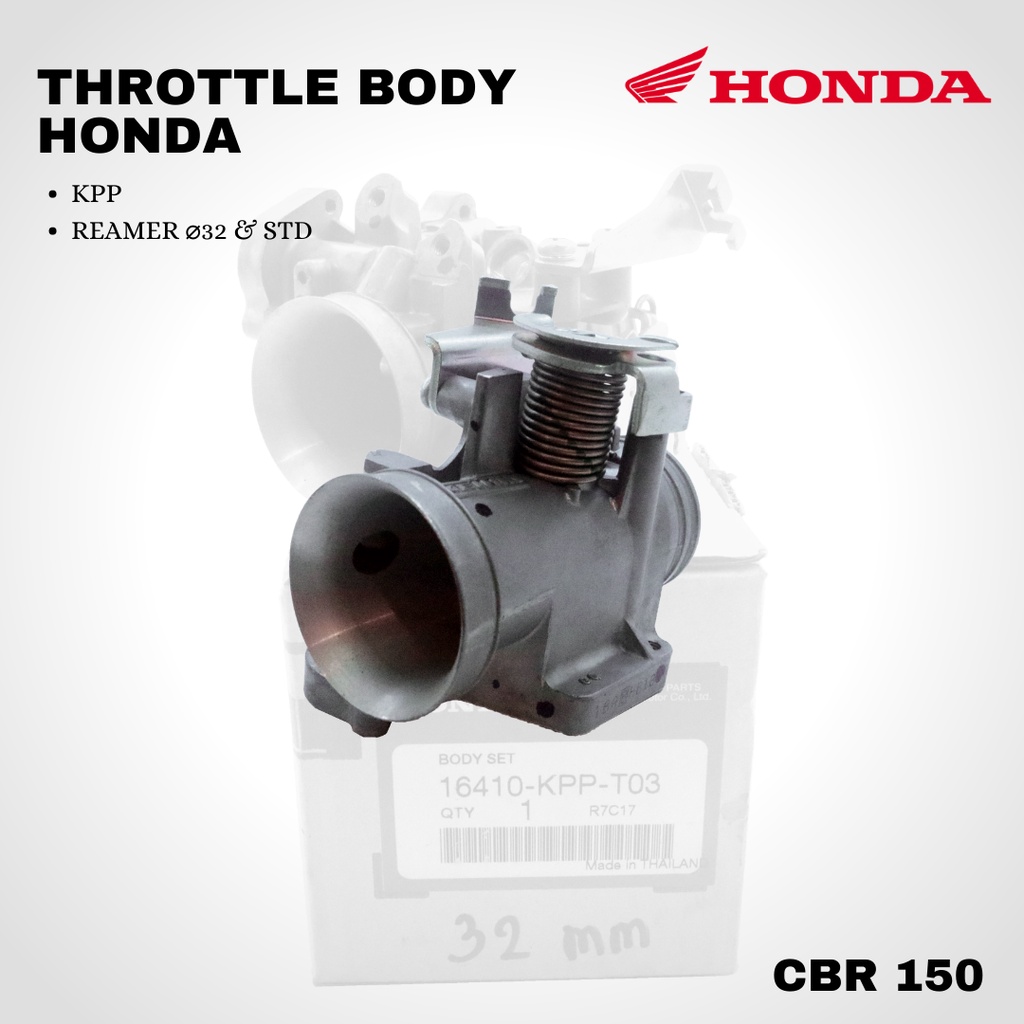 Throttle body TB Keihin honda Cbr 150 STD / REAMER 32mm KPP