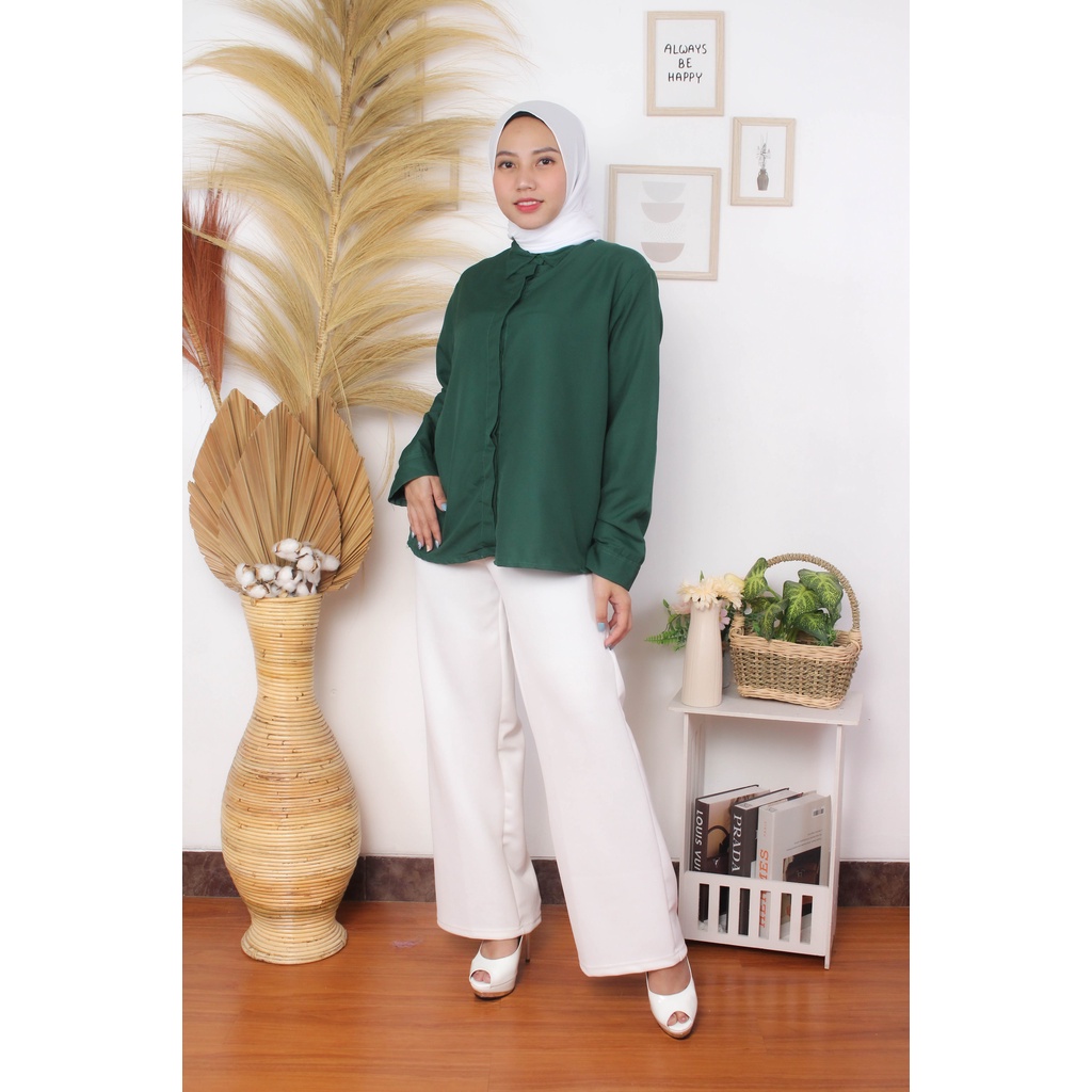 RX Fashion - Flowing Oversize / Kemeja Wanita - BN