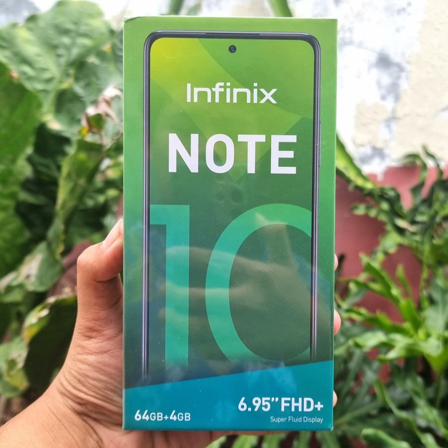 Infinix Note 10 4/64 6/128 Green Black Garansi Resmi Segel New