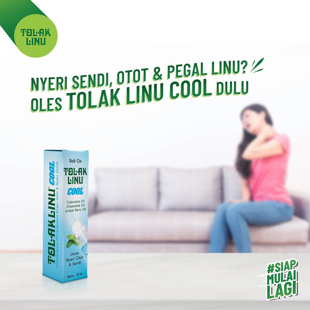 ❤ Under100 ❤ Tolak Angin Care | Tolak Linu Cool Roll On Nyeri Otot / Sendi 10ml