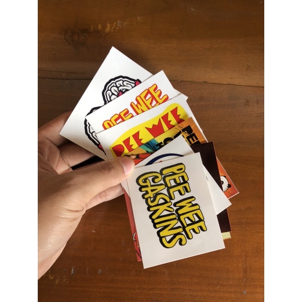 sticker pack stiker pee wee gaskins band indonesia indie case laptop stiker hp hits