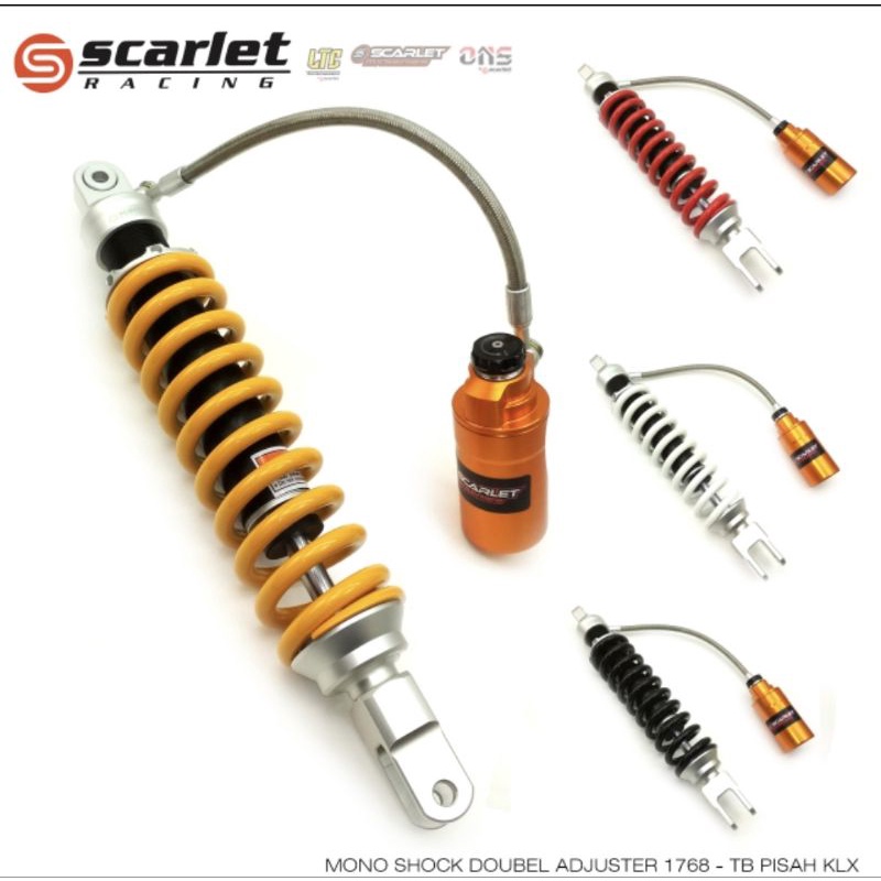 shock tabung bawah scarlet klx150 // shock klx // shock scarlet // shock tabung klx