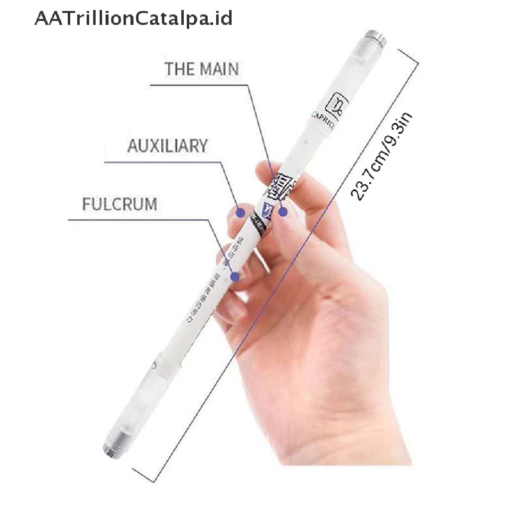 (AATrillionCatalpa) Pulpen Gel 0.5mm Dengan Lampu LED Untuk Pelajar