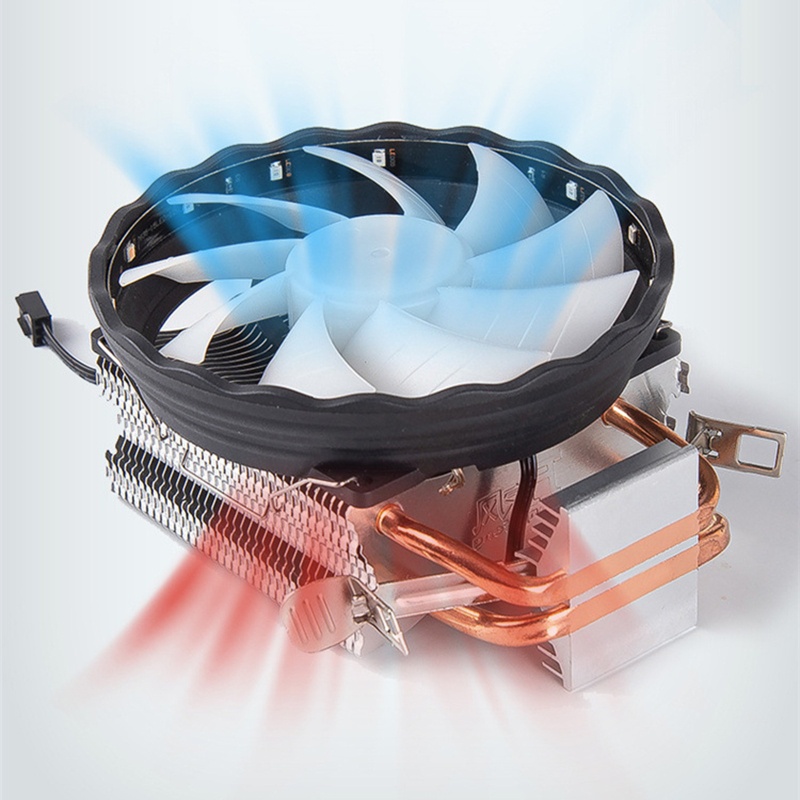 Bt Pendingin CPU Heatpipe Tembaga Untuk Aurora Light Cooling Fan 90mm LGA 2011radiator Heatsink