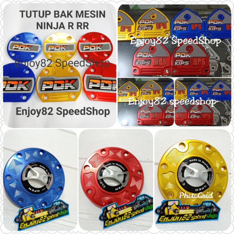 Sepaket Tutup Tangki Super Kips Bak mesin PDK SPS Thailand Ninja R &amp; RR