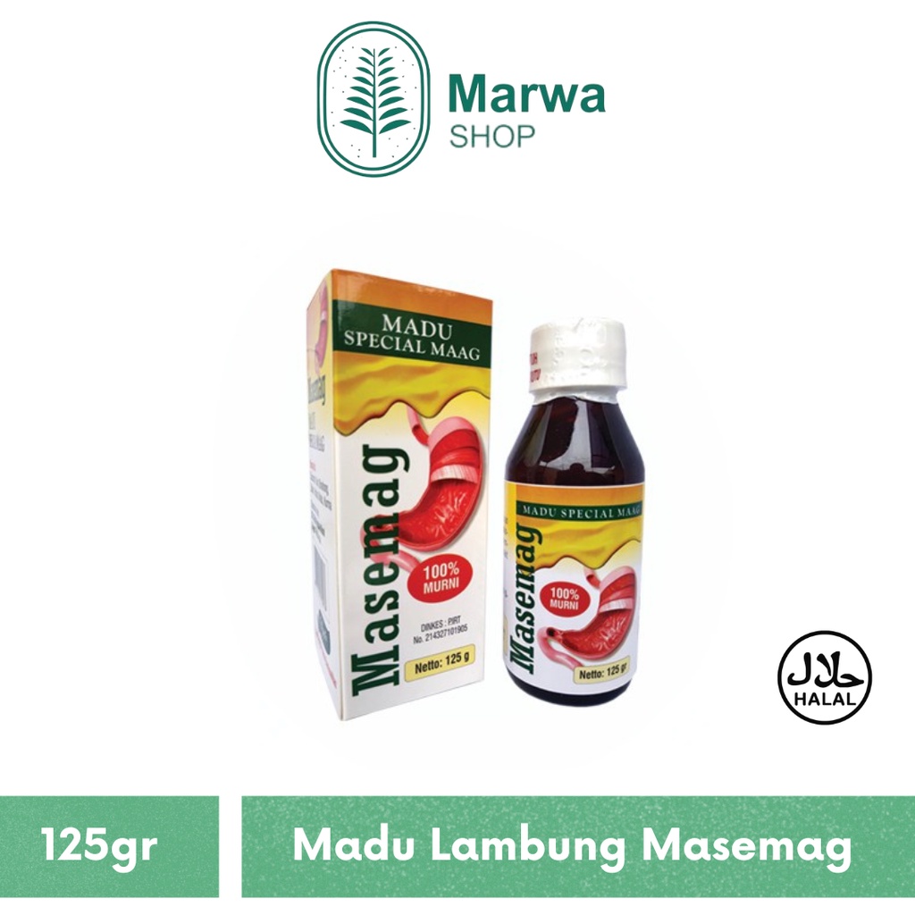 Madu Special Maag MASEMAG Isi 125gr Masemaag Obat Maag dan Asam Lambung Akut gerd