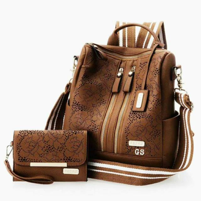 model tas wanita terbaru 2021- Tas Ransel Wanita Cantik Import Batam Dollyn Cabella - Tas Ransel