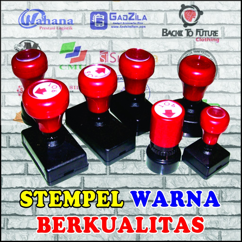 TERMURAH STEMPEL WARNA / STEMPEL FLASH / STEMPEL TOP