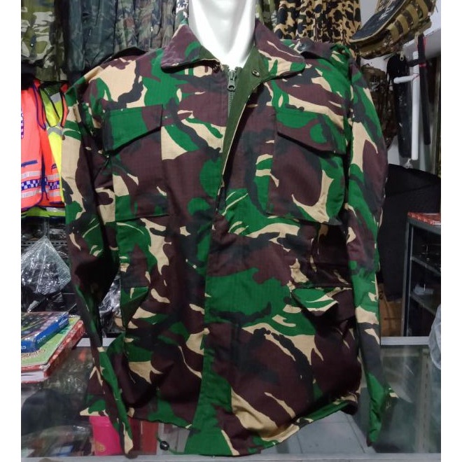 Jaket Parka Loreng TNI Jaket Loreng Bolak Balik Malvinas TNI