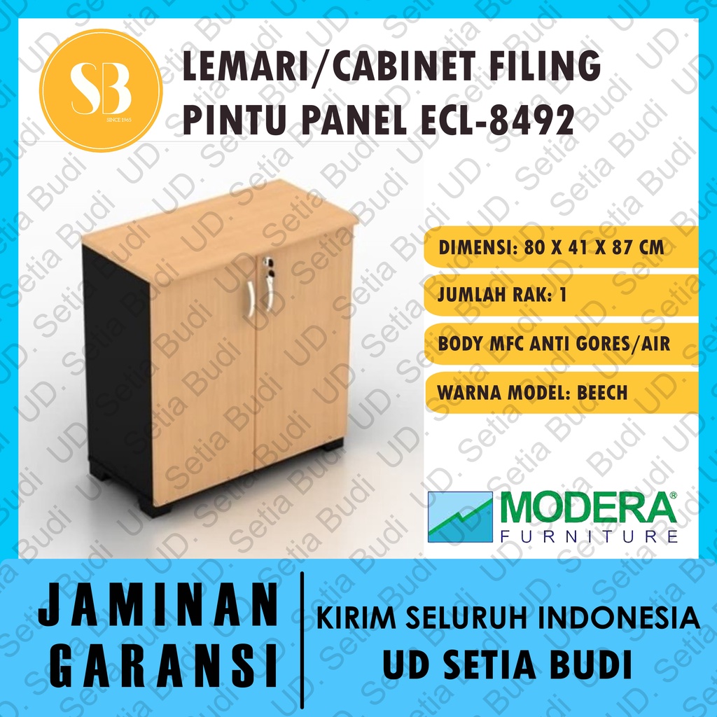 Lemari Arsip / Filing Cabinet + Pintu Modera  ECL-8492 E-Class