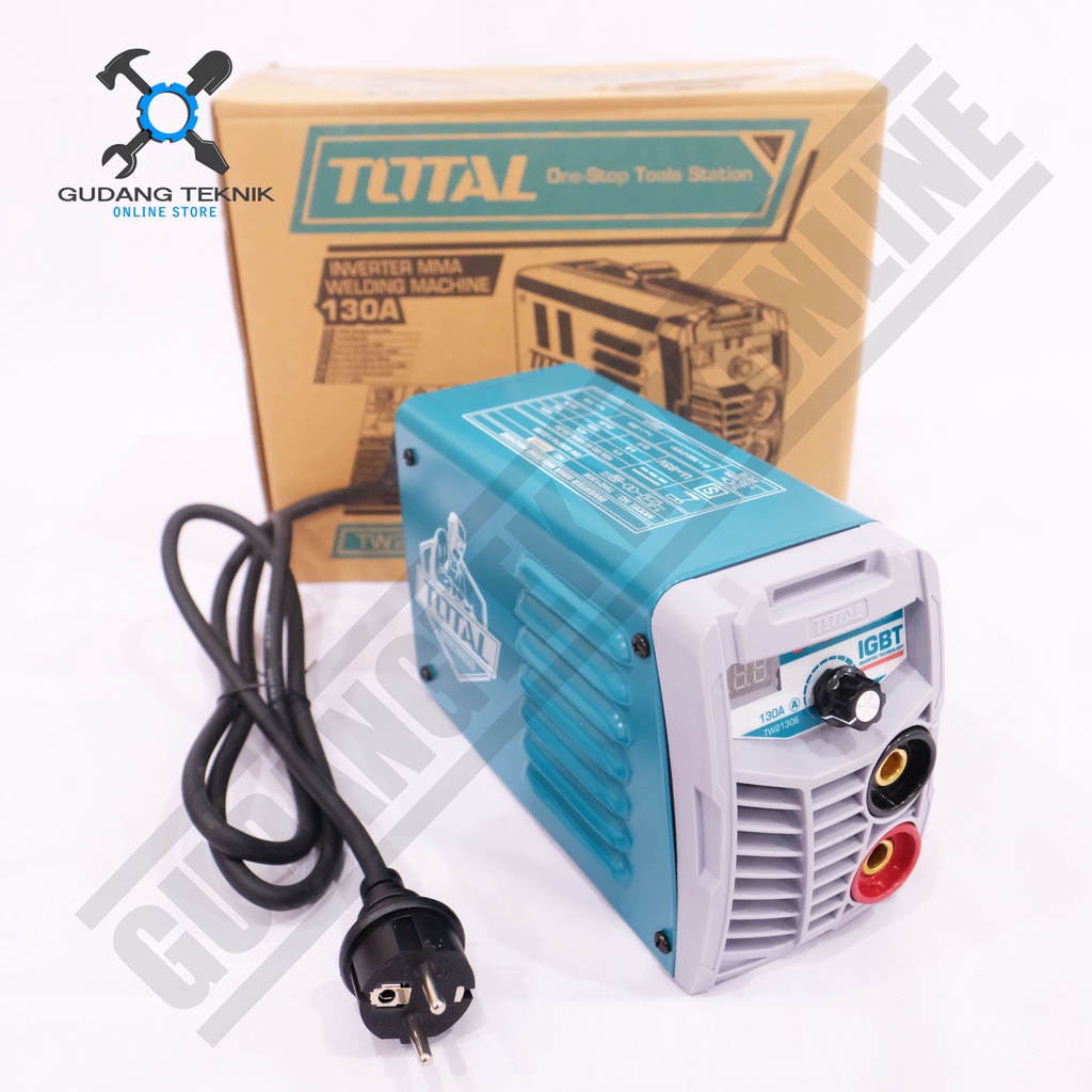 Mesin Las Listrik TOTAL TW21306 / Travo Las Inverter MMA 130A TOTAL - Trafo Mesin Las TW 21306 TOTAL