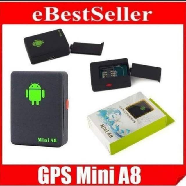 Alat sadap suara mini A8 Tacker GPS / alat sadap lacak lokasi GPS