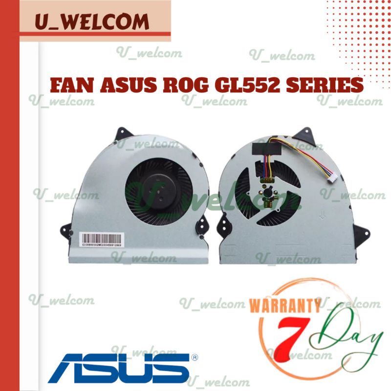 fan kipas laptop cpu ASUS ROG GL552 GL552JX GL552VW GL552VX GL