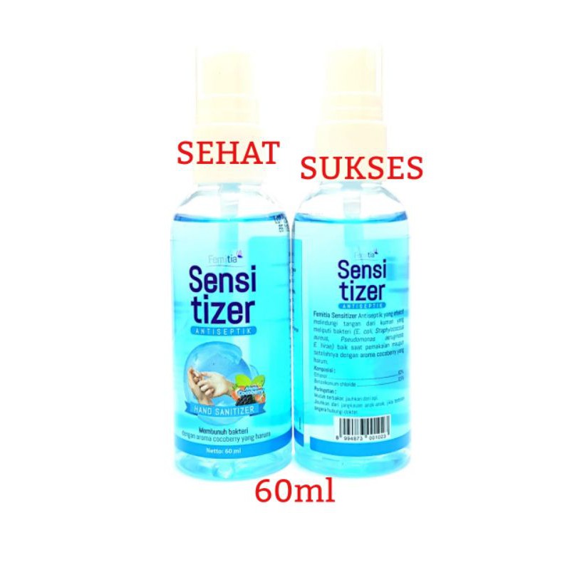 Femitia Sensitizer 60ml - Hand Sanitizer