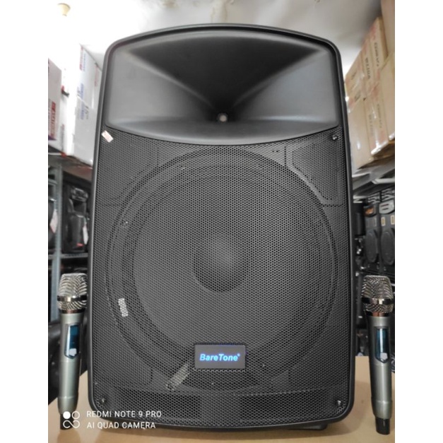 SPEAKER AKTIF BLOUTHOT KARAOKE BARETONE 15HB 600WAT. SPEAKER BARETONE 15 IN INC INCHI. SALON KOPER.