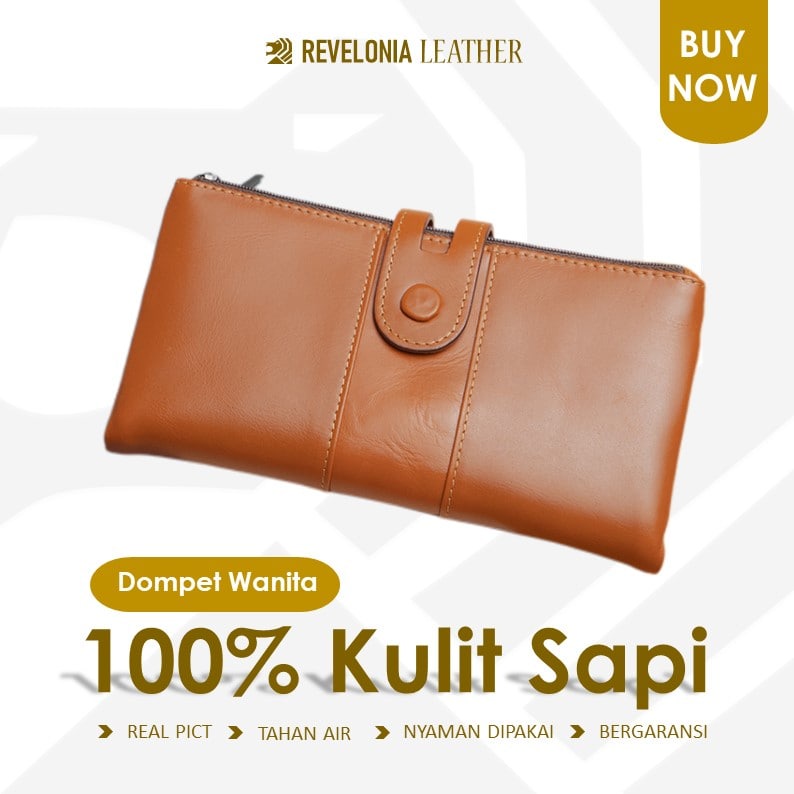 Dompet Kulit Sapi Asli ALONA Dompet Wanita Kulit Dompet Wanita Terbaru