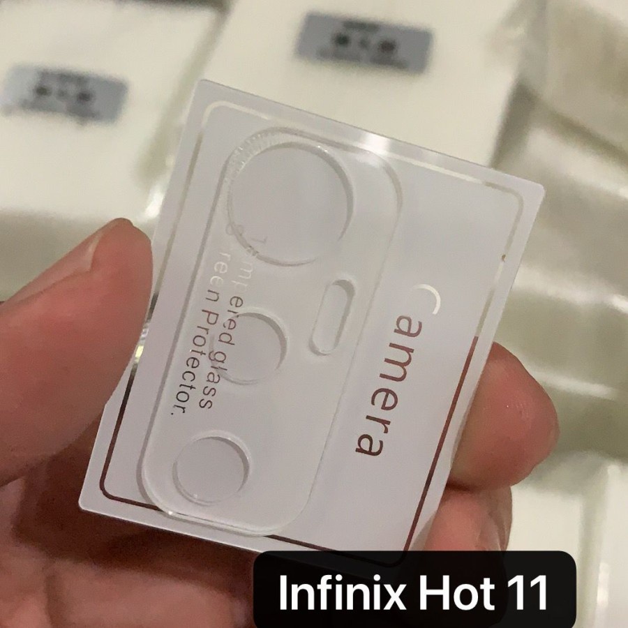 INFINIX HOT 11 HOT 11S TEMPERED FRAME KAMERA BENING CLEAR FULL BAHAN KACA TEMPRED PELINDUNG KAMERA BELAKANG LENS GUARD CAMERA