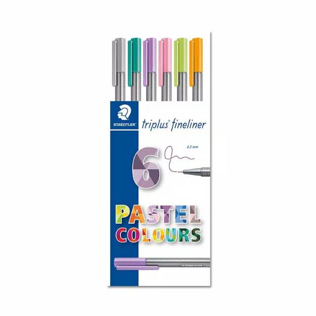 

Triplus Fineliner Staedtler 334 Set 6 - 0.3 mm