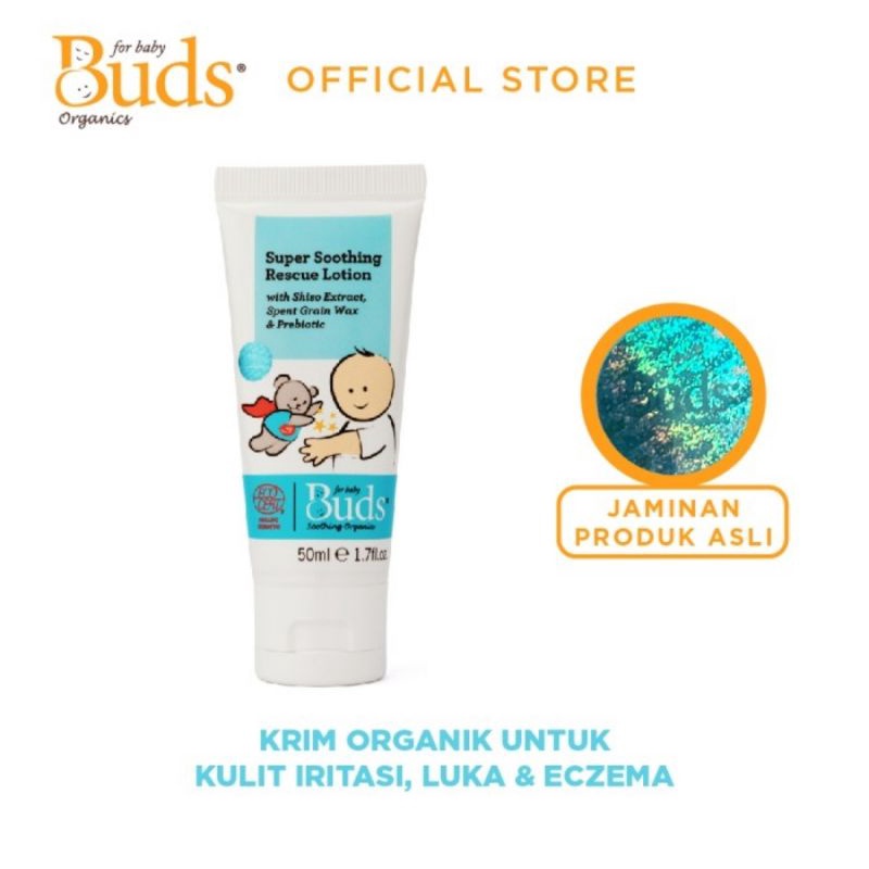 Buds Organics Super Soothing Rescue Lotion - Lotion Iritasi Luka Bayi