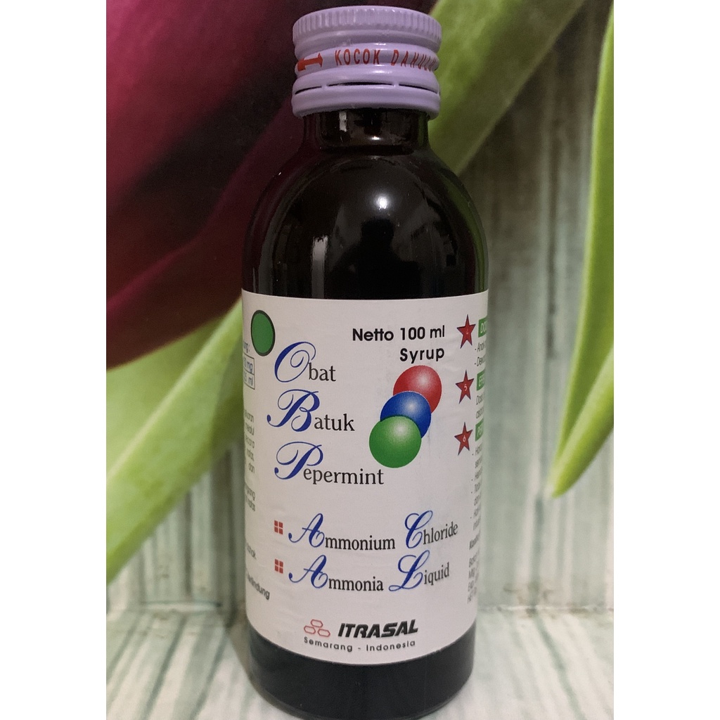 Jual OBP Syrup Itrasal Isi 100ml - Obat Batuk Pepermint untuk meredakan ...