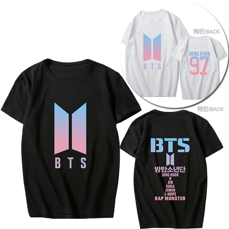 2020 Kaos T Shirt Lengan Pendek Print Logo Bts Album